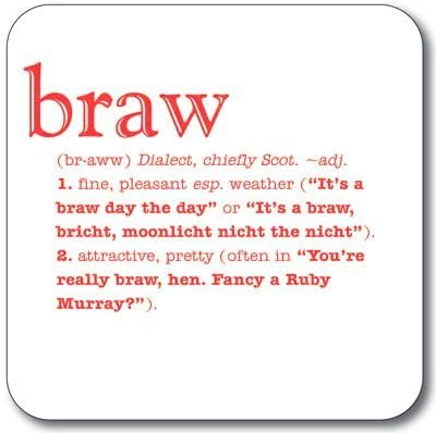 Castle Melamine Braw Single coaster