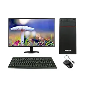 Gandiva Economical 20-inch All in One CI5 Desktop Computer(Core I5 2nd Gen/8GB/120GB SSD+500GB HDD/Windows 10 (Trial Version)) MS Office(Trial Version) & Antivirus(Free Version)