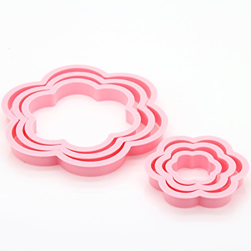 joyliveCY 6ST Plum Blossom Blume Form Kuchen Keks Ausstecher dekorieren Schimmel Tools - 4