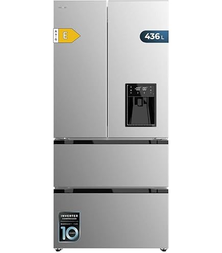 Cecotec Réfrigérateur à 3 Portes Bolero CoolMarket TDW 548 Black Glass E 94764381