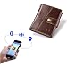 Produktbild BAG Herren Brieftasche Business RFID Echtleder Bluetooth Smart Short Hasp Verhindern Sie den Verlust von Geldbeutel kleinen Geldbeutel