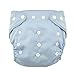 Koly® Newborn Baby Cloth Diaper Adjustable Reusable Washable Nappy Non-Disposable Nappies (Blue)