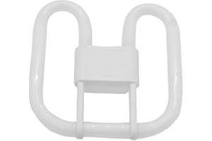 Bynome 4Pin Light Bulb 2D Gr10q 4 pin 16w Cap Standard White (6500k) Bathroom Ceiling Light Bulb Compact Fluorescent Lamp,Energy Saving Lamp