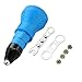 Produktbild Rivet Gun für Akku-Bohrschrauber Elektro-Riveting Bohrer Elektro-Rivet Nuss Gun Insert Nut Hand Power Tool Zubehör für Schraubenzieher oder Bohrer (Blau)