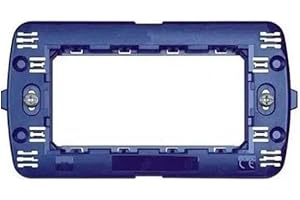 Ixtrima 10 soportes compatibles con Bticino Living Light, soportes caja 502 503 504 507 (4 plazas - 4 módulos)