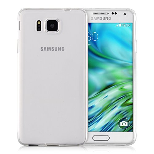 kwmobile Funda para Samsung Galaxy Alpha - Carcasa Protectora de  TPU  para m  vil - Cover  Trasero  en  Transparente 