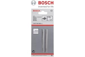 Bosch Genuine Reversible Planing Blades (2 per Pack) (To Fit: Bosch PHO & GHO Planers - Models noted below) c/w STANLEY KeyTape (image shown) + Cadbury Chocolate Bar