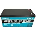 LiFePO4 Battery 48V(51.2V) 100Ah Lithium leisure battery, Lithium Iron Phosphate Battery instead of car AGM battery or deep cycle battery, for RV, Solar System,Boat, Marine, mobility scooter battery.