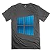 Produktbild Sixtion Geek Microsoft Windows Win 10 Interface Men's Tshirt Black X-Large