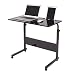 Produktbild SogesHome Laptoptisch höhenverstellbar PC-Tisch mit Rollen, Oberfläche mit Einschnitt,05#3-80BK-SH