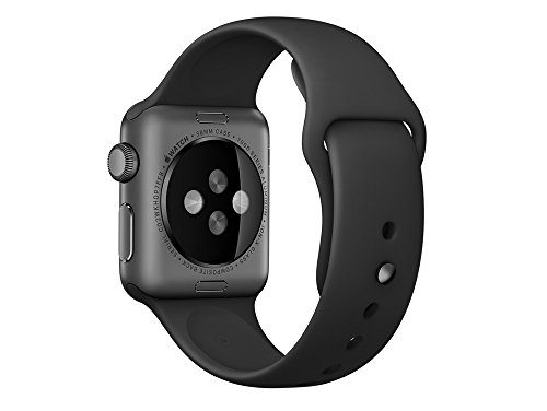Preisvergleich Produktbild Apple Watch Sportarmband, 38 mm Gehäuse, Schwarz