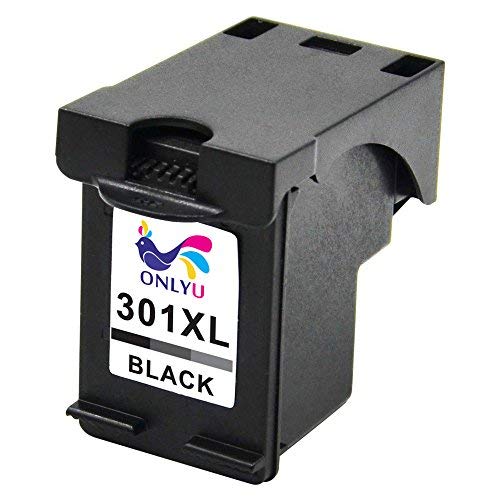 ONLYU 2-Pack Compatible HP 301XL 301 XL Cartucho de tinta para HP Officejet 2620 4630 2622 2624 4632 4634 4636 ENVY 4507 4503 4505 4507 4508 4509 4506 5532 4502 4504 4501 5534 5539 5536 4500 5530 Deskjet 1000 1010 3000 1050 1050A 1055 1510 1512 1514 2000 2050 2050a 2510 2514 2512 2544 2549 2547 2543 2548 2540 2054A 3050 3000 3050A 3055 3055A 3054A 3052A 3060 2540 2542 3057 3059 3059a 1512 1514  1Negro 1Tri-Color 
