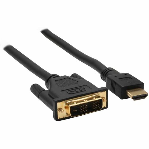 2m HDMI-DVI Kabel, InLine®, vergoldete Kontakte, 19p (17662P) 2,0m