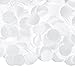 Produktbild Luxus Konfetti * WEISS * aus Papier // 100gr. // Confetti Party Feier Hochzeit Kindergeburtstag Geburtstag Pinata Füllung Deko White (Grundpreis: 1,99 Euro/100g)