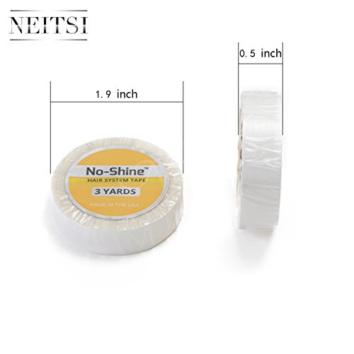 Neitsi 1pc 1.27cm*3Yard Double-Sided No Shine Bonding Walker Tape Roll