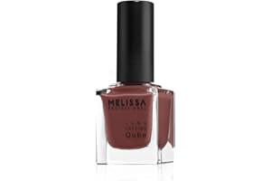 MELISSA PROFESSIONAL Melissa Smalto per Unghie Lunga Durata Long Lasting Qube 10 ml – Smalto Brillante e Resistente, Finitura Professionale (Cioccolato, 10 ml)