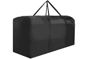 FASTDEPLE Borsa portaoggetti per cuscini da giardino in tessuto Oxford 420D, 173 x 76 x 51 cm, impermeabile, per mobili da giardino e patio, per casa e albero di Natale