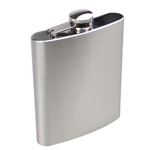 ACME Flachmann Edelstahl 18 oz (450 ml) Silber