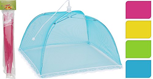 Abdeckhaube Speisehaube Haube Speiseschirm Insektenschutz Lebensmittel Fliegenhaube Faltbar (1x, Gelb) - 2