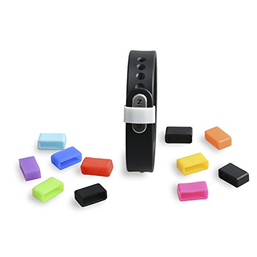 The Friendly Swede 12 Stück Silikonringe für Garmin Vivosmart Fitnessarmband – ideale Verschlusshilfe für Ihr Vivosmart - 5