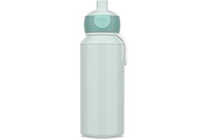 Mepal - Trinkflasche Pop-up Campus - Wasserflasche - Auslaufsichere Flasche für die Schule - Wiederverwendbar - BPA-frei & Spülmaschinenfest - 400 ml - Cool mint