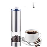 Kapazität: 25 g Kaffeebohnen IOMLOP Kaffeemaschine Tragbare manuelle kaffeemühle waschbar Kaffee handmühle kaffeebohnen Pfeffer getreidemühle Camping kaffeemaschine