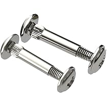 Bulloni Di Giunzione Per Mobili M4 | 31-40 Mm | Confezione Da 10 | In Bronzo | Per Armadi E Cucine - Foto 12