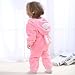 MICHLEY Hooded Infant & Toddler Animal Style Jumpsuit Baby Costume Romper XYZ15088-Pink-80cm