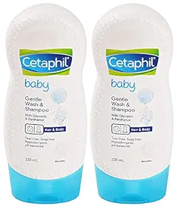 CETAPHIL Baby Gentle Wash And Shampoo (230ml) - Pack of 2