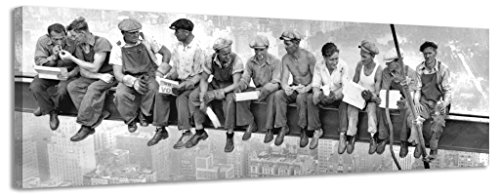 Lienzo decorativo panorámico, ciudad de Nueva York trabajadores II li