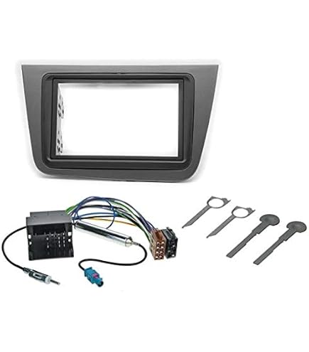 Facade Autoradio RAF4207 compatible avec Audi A4 00-04 - avec vide poche
