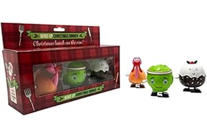 Diabolical Racing Christmas Dinner - Secret Santa Gifts for Him, Xmas Gifts for Women, Funny Stocking Fillers, Wind Up Toys for Kids, Funny Gifts, Novelty Gifts for Women