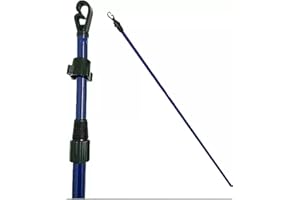 Kingfisher 2.4M Metal Heavy Duty Washing Line Prop Telescopic Home Garden Pole Clothing Laundry Support (1)