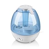 Luftbefeuchter Sparoma 3,5L Wassertank Raumbefeuchter aus anti bakteriell Material, Kalt Dampf Ultraschall-Befeuchter mit Aroma-Diffuser Funktion für Schlaf, Wohn, Baby und Kinderraum