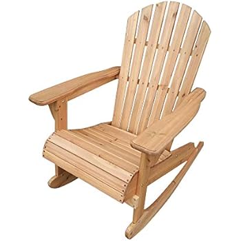 Little Bowland Adirondack Schaukelstuhl, für Garten, Terrasse, Küche