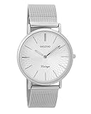 Oozoo Vintage Damenuhr Metallband 36 MM Silberfarben/Silberfarben C9341