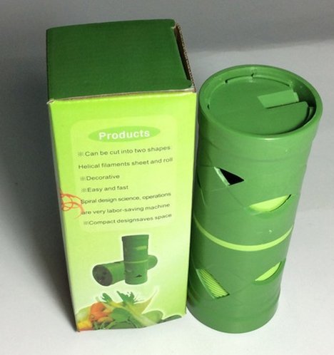 Gurkenschneider, Julienne- & Spiralschneider, gurkenhobel für Gemüse, Zoodles, Kreieren Gesunder, Kohlehydratfreier, Glutenfreier, Köstlicher Speisen Nach Der Paleo-Diät! Zucchini Spiral Schneider, Gemüsehobel (Grün) - 7