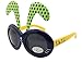 Detachable Dot Rabbit Ear Ultraviolet-Proof Baby Sunglasses-Deep Blue Frame