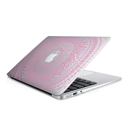 kwmobile Aufkleber Sticker für Apple MacBook Air 13″ (ab Mitte 2011) Skin Folie Voderseite Decal Indische Sonne Design - 4