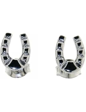 Derby Ohrstecker Hufeisen Hufeisen-Ohrstecker - Sonderangebot Sterling-Silber 925 - 26219