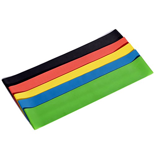 RUNACC Fitnessband Set Latex Gymnastikbänder Widerstandsbänder für Krafttraining, Bodybuilding, Powerlifting & Fitness