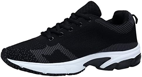 XKMON Womens Sneaker,Trainers Gym Walking Trainers Fitness Lightweight Running Sport Shoes XZ106W Black-1 41