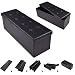 Produktbild FDS COSTWAY Sitzhocker Sitzbank faltbar Sitzbox Aufbewahrungsbox Sitzwürfel Hocker Bank Sitztruhe Truhe Sitzkasten Polsterhocker PVC-Leder Farbwahl 114 x 38 x 38cm (Schwarz)