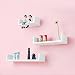 DecorNation Wall Shelf Set of 3 U Shape Shelves - White Shelving Wall Unit RS.1299.00