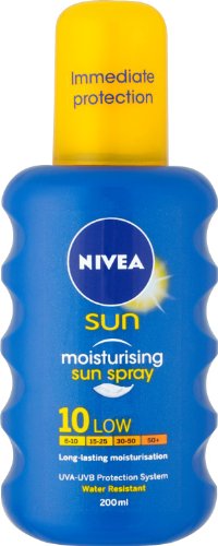 Nivea Sun Protect and Moisture Moisturising Sun Spray Low SPF 10 - 200 ml