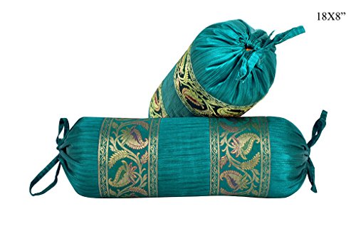 Neck Roll Cushion Cover Bolster Pillow Case Set Of 2 Pcs Buy