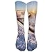 Produktbild guolinadeou Men's Women's Funny Mauna Kea Snow Mountain Sunrise Long Sock Athletic Calf High Crew Soccer Socks Sports