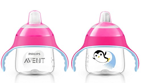 Philips Avent Premium Spout Cup (7 oz, Pink)