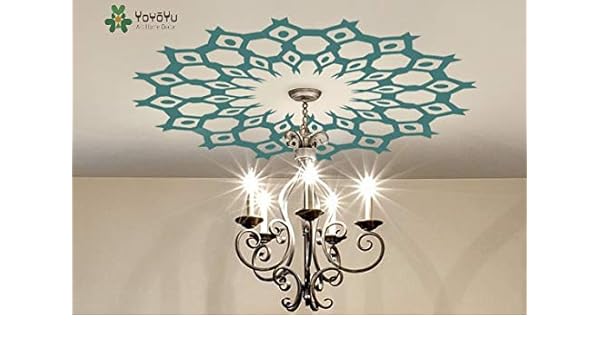 Buy Generic Ceiling Medallion Decal Copper Tribal Modern Aztec