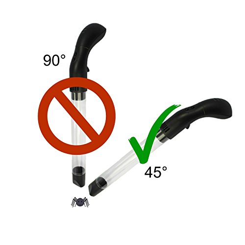 Spinnenfänger, NOA Elektronische Saugen Insekten Falle Catcher stechende Insekten und Spinnen (Schwarz and Transparent) - 4